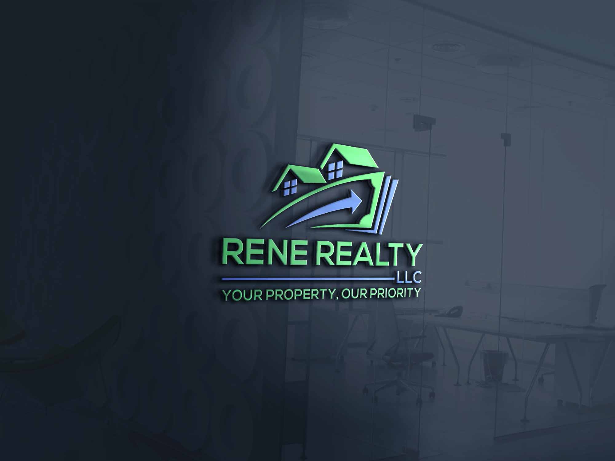 Original Rene Realty LLC logo: Your Property, Our Priority